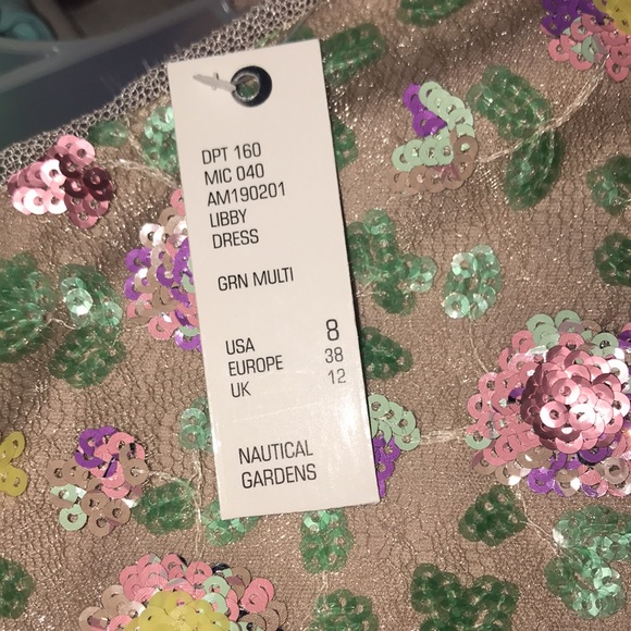 Cocktail sequence lined dress new with tag - Picture 9 of 11